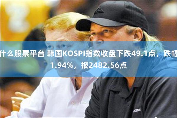 什么股票平台 韩国KOSPI指数收盘下跌49.1点，跌幅1.94%，报2482.56点