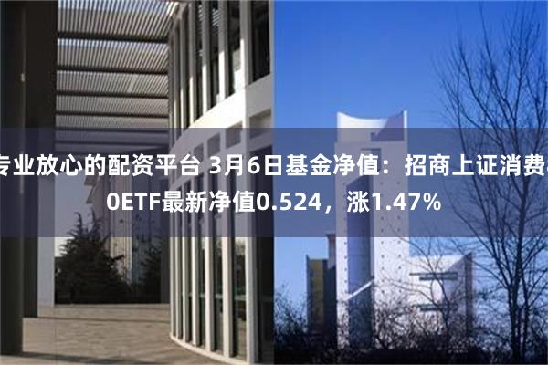 专业放心的配资平台 3月6日基金净值：招商上证消费80ETF最新净值0.524，涨1.47%